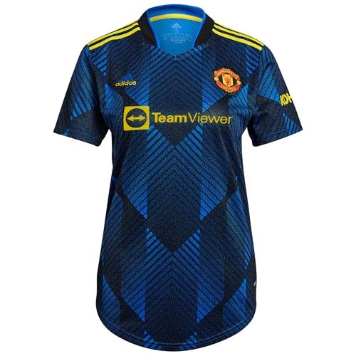 Ausweichtrikot Manchester United Damen 2021-2022 Günstige Fußballtrikots